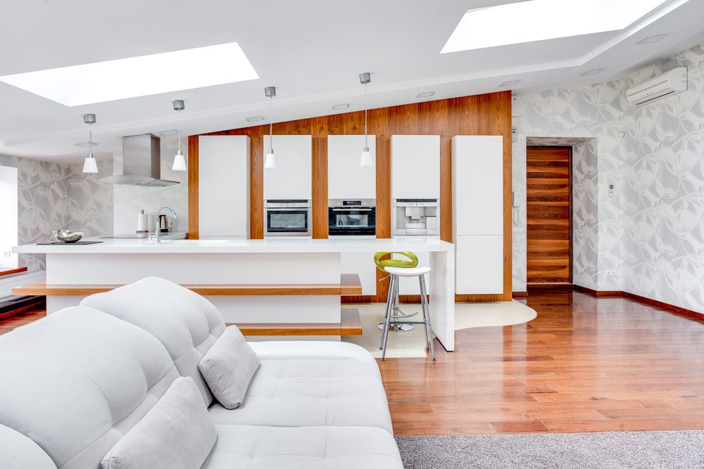 Interior view beneath a Pitched Roof Skylight Installation in Gloucester in Cheltenham & Gloucestershire